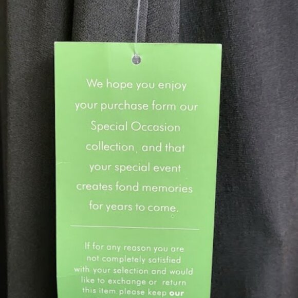 S. L. Fashions Black Buckle-Ruched Dress - NWOT - Women's Plus Size 22 W - Picture 8 of 8